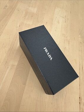 Prada Black Eyewear/Accessory Box with White Logo
